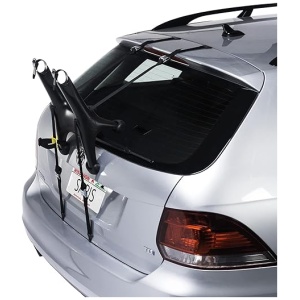 Saris Solo 1-Bike Trunk Rack - Zero Adjustments, Easy Install, 100% Recyclable Plastic Frame and Non-Rusting Material, Compact Solo Trunk Mounted...