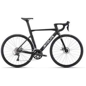 SAVADECK Carbon Disc Road Bike, Integrated Design Racing Bicycle Carbon Frame Carbon Fork with Shimano SORA R3000 Derailleur System 18 Speed Disc...