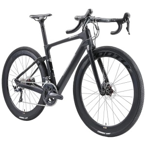SAVADECK Carbon Gravel Road Bike, Hydraulic Disc Brake Gravel Bike 700cX40c Trail Gravel Road Bike with R8000 Crankset 22 Speeds and 40C CST Tires