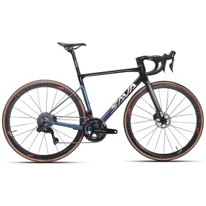 SAVADECK Carbon Road Bike, 24 Speeds Shifting Road Bicycle with Ultegra Di2 8170 Groupset, T1000 Full Carbon Race Bike with Carbon Frame and Carbon...