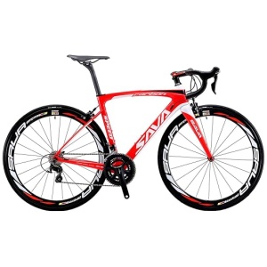 SAVADECK Carbon Road Bike,HERD6.0 T800 Carbon Fiber 700C Road Bicycle with Shimano 105 22 Speed Groupset Ultra-Light Carbon Wheelset Seatpost Fork...