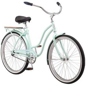 Schwinn Destiny and Baywood Beach Cruiser Bike, for Adult Men Women Boys Girls Ages 8 and Up, Single Speed Drivetrain, Rear Rack Ready, 24 or 26...