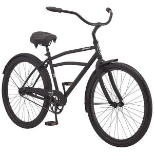Schwinn Huron Adult Beach Cruiser Bike, 17-18-Inch Steel Frame, Wide Wheels for Stability, Rear Coaster Brakes, Multiple Speed Options