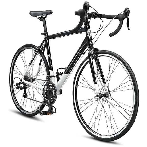 Schwinn Phocus Adult Road Bike, Mens and Womens, Aluminum Frame, Flat and Drop Bar Options, Multiple Speed Drivetrain, Carbon Fiber Fork, 700c Wheels