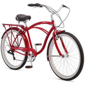 Schwinn Sanctuary 7 Comfort Beach Cruiser Bike for Adult Women Men, 7-Speed Drivetrain in Retro-Styled Steel Step-Through or Step-Over Frame,...