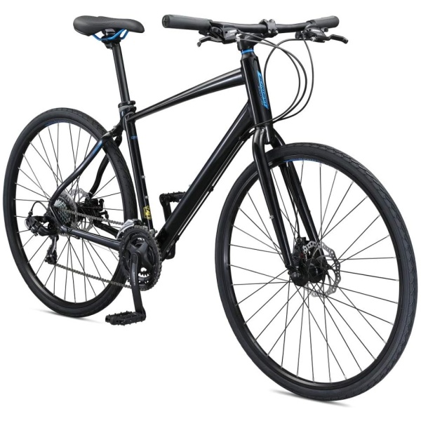 Schwinn Vantage Men and Women Adult Sport Hybrid Bike, 21 or 24 Speed Drivetrain, Aluminum Frame, Flat Bar, Disc Brakes, Smooth Ride Technology