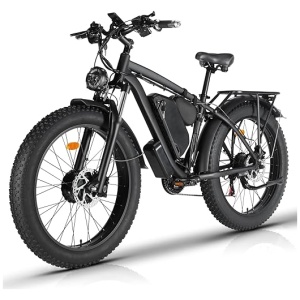 SMLRO Electric Bike for Adults, Dual Motor AWD 2000W 35MPH Electric Bicycles, Removable Lithium Battery 48V/22.4AH, 21-Speed with Ignition Lock...