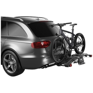 Thule EasyFold XT 2 Hitch Bike Rack - E-Bike Compatible - Fits 2" and 1, 1/4" receivers - Tool-Free Installation - Fully Foldable - Easy Trunk...