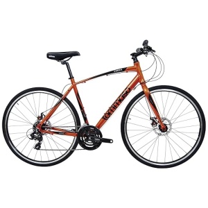 Tommaso Forza Shimano Tourney Hybrid Disc Brake Fitness Bike, Orange