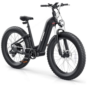 UDON BEEMONE Electric Bike for Adults,1000W Brushless Motor Electric Bicycle with 26" x 4.0 Fat Tire, 30-80Miles 28MPH E-Bikes with 48V/20Ah...
