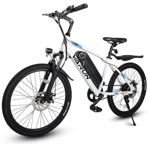 VARUN Electric Bike - Electric Bike for Adults Peak 500W Motor with Removable Battery - Up to 35Miles 20MPH 24'' Ebike with Front Fork Suspension...