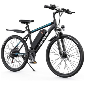 VARUN Electric Bike for Adults - 500W Electric Bike with 48V Removable Battery - 26" Electric Bicycle Up to 45 Miles 20 MPH with 21 Speed Gears &...