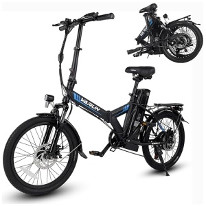 VARUN Electric Bike - Peak 750W Folding Ebike for Adults Up to 40 Miles 20MPH, 48V Removable Lithium-Battery, Stylish 20" Foldable Electric Bicycle...