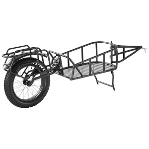 VEVOR Bike Cargo Trailer, 70 lbs Load Capacity, Heavy-Duty Bicycle Wagon Cart, Compact Storage & Quick Release Structure with Universal Hitch, 20"...
