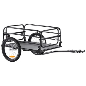 VEVOR Bike Cargo Trailer, 88/100/160 lbs Load Capacity, Heavy-Duty Bicycle Wagon Cart, Foldable Compact Storage with Universal Hitch
