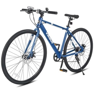 Viribus Hybrid Bike, 28 inch Adult Bike, Womens Mens Bike Bicycle with Lightweight Aluminum Frame, 700C Bicycle with 7 Speed Derailleur, Road Bike,...