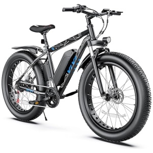 Vivi Electric Bike 26" x 4.0 Fat Tire Electric Bicycle, 750W Motor Peak Electric Mountain Bike, 25MPH Ebikes for Adults with 48V 13AH Removable...