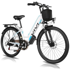 Vivi Electric Bike 500W, 26" Ebike for Adults Electric Bicycle Step Through with Removable 48V Lithium Battery, 20MPH Commuter Ebike, Up to 50...