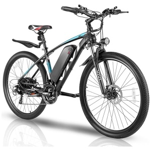Vivi Electric Bike for Adults, 27.5" Electric Mountain Bike with 500W Motor 48V 10.4AH Removable Battery, 20mph - Class 2 eBike, Up to 50 Miles...