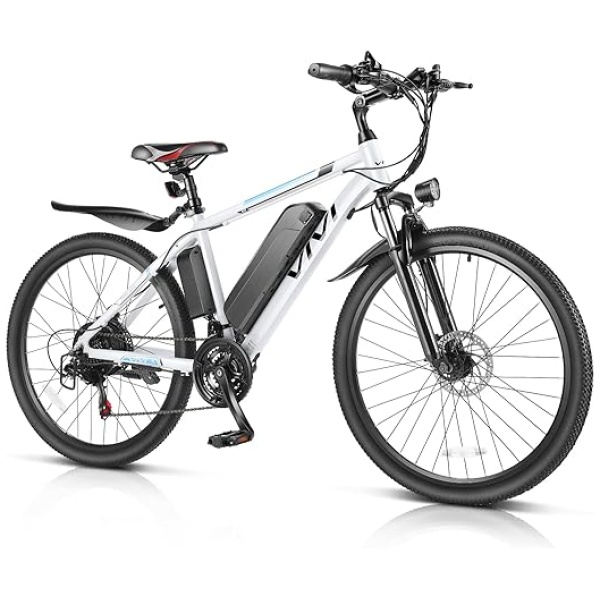 Vivi Electric Bike for Adults, 500W(Peak 750W) Ebike 26" Electric Mountain Bike, 20MPH Adult Electric Bicycles Commuter Ebike with 48V Removable...