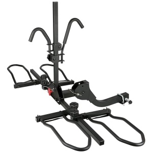 WEIZE Hitch Bike Rack, Wobble Free Smart Tilting Folding Bicycle Car Racks for Standard, Fat Tire and Electric Bike, 2-Bike 160 lbs Capacity,...